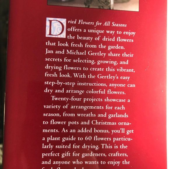 A beautiful book all about Dried Flowers. “Dried Flowers for All Seasons” - Picture 2 of 7